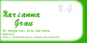 marianna grau business card